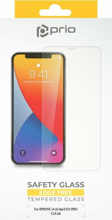 prio Tempered Glass Screen Protector for iPhone 14/13/13 Pro clear (1 Piece, Apple iPhone 14, Apple iPhone 13, Apple iPhone 13 Pro)