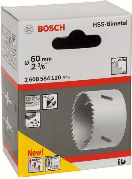 Immagine prodotto Bosch Professional Zubehör Sega a tazza HSS bimetallica per adattatore standard, 60 mm, 2 3/8 di pollice (60 mm)