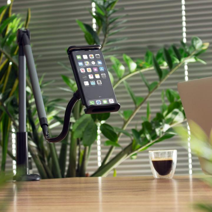 Produktbild Wozinsky long flexible phone and tablet holder black (WTHBK5)