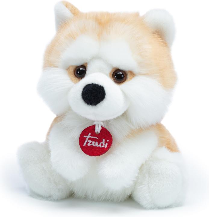 Produktbild Trudi Fluffies Plüschhund Akita Inu 16 x 19 x 18 cm, Grösse S, hochwertiges Stofftier mit extra flaus (18 cm)