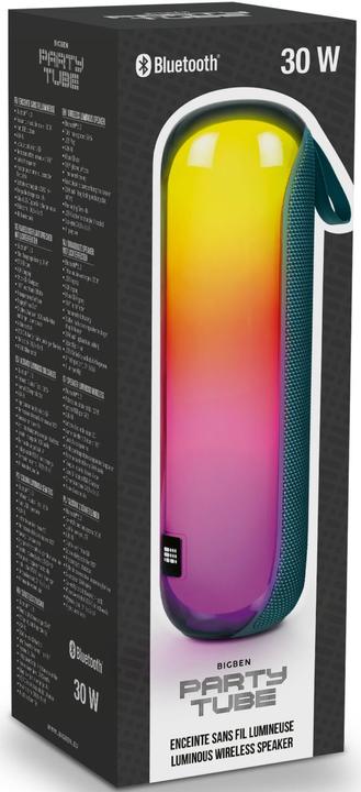 Image du produit Bigben Tube - Enceinte Bluetooth (4 h, Sans source d'énergie externe)