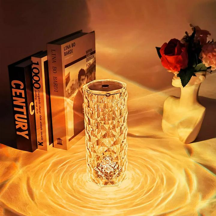 Actual product image PhoneLook Lamp d'ambiance tactile portable sans fil effet cristal LED multicolore 16 couleurs Grande taille ( (0.22 m)