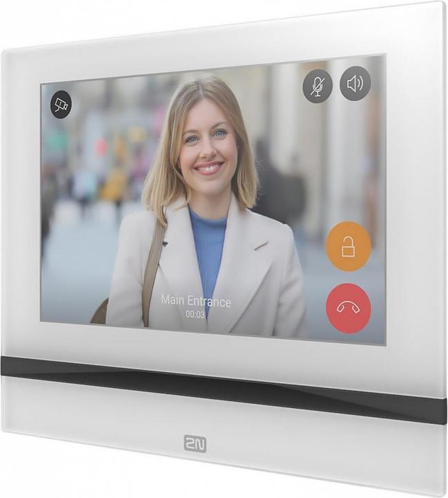 Produktbild 2N Innensprechstelle Indoor View Weiss (Ethernet, Kabelgebunden)