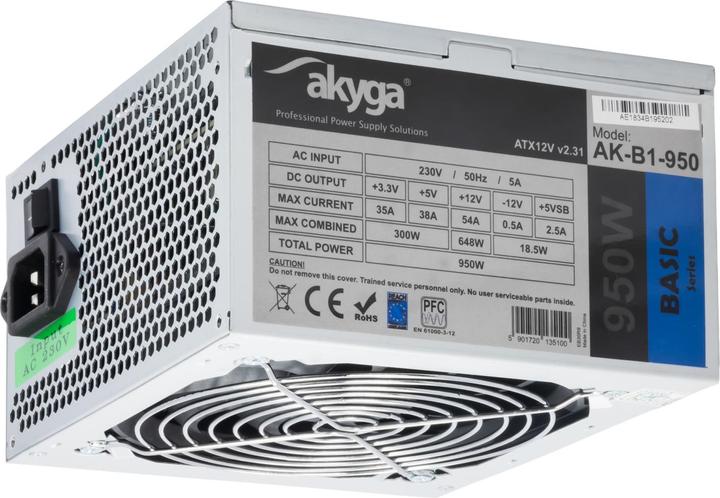 Produktbild Akyga Zasilacz Basic 950W (AK-B1-950) (950 W)