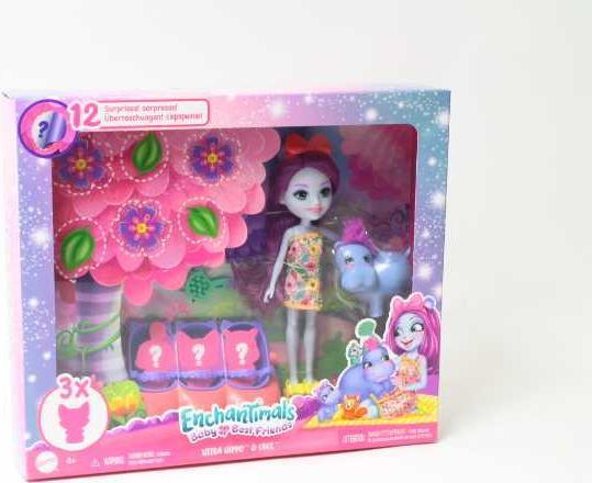 Actual product image Mattel Hippo Et Bebes Enchantimals