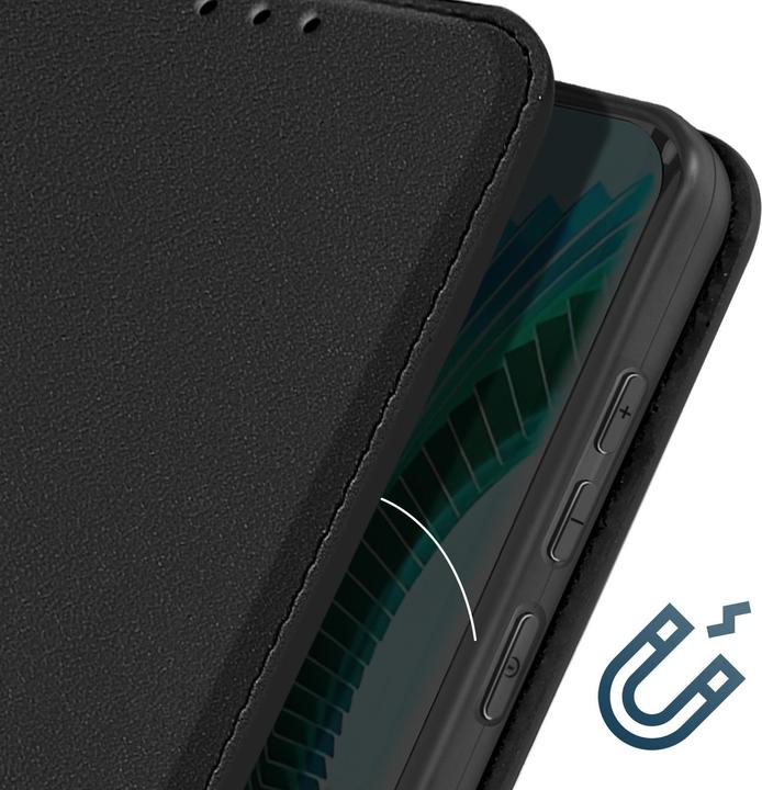 Actual product image Avizar Classic Edition, back cover with magnetic flap Series (Honor Magic6 Lite)