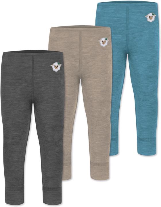 Normani 3er Pack Baby Merino Hose Unterhose „Tihoi" - 9509