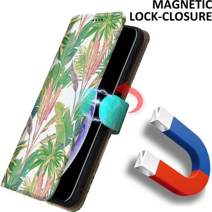 Actual product image Cadorabo Book cover with print (Apple iPhone X)
