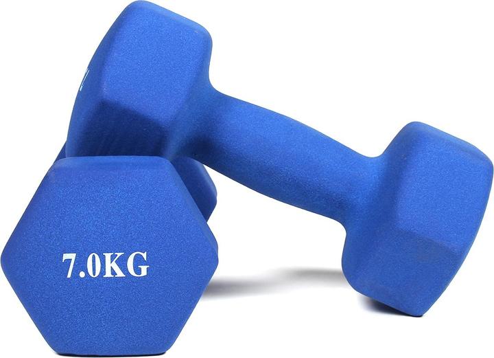 Gladiatorfit Neoprene dumbbells (2 x 7 kg)