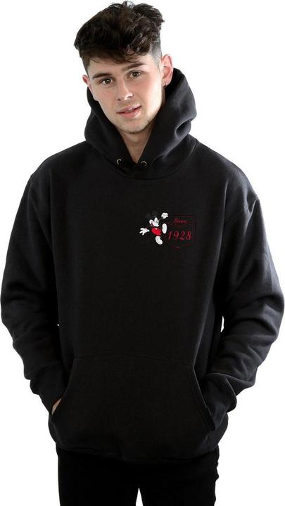 Immagine prodotto Disney Mickey Mouse Faux Pocket Since 1928 Felpa con Cappuccio Uomo (M)