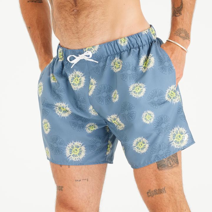 Actual product image Olaian Men's Swim Shorts Surf 100 15" Short - Molecule Blue (M)