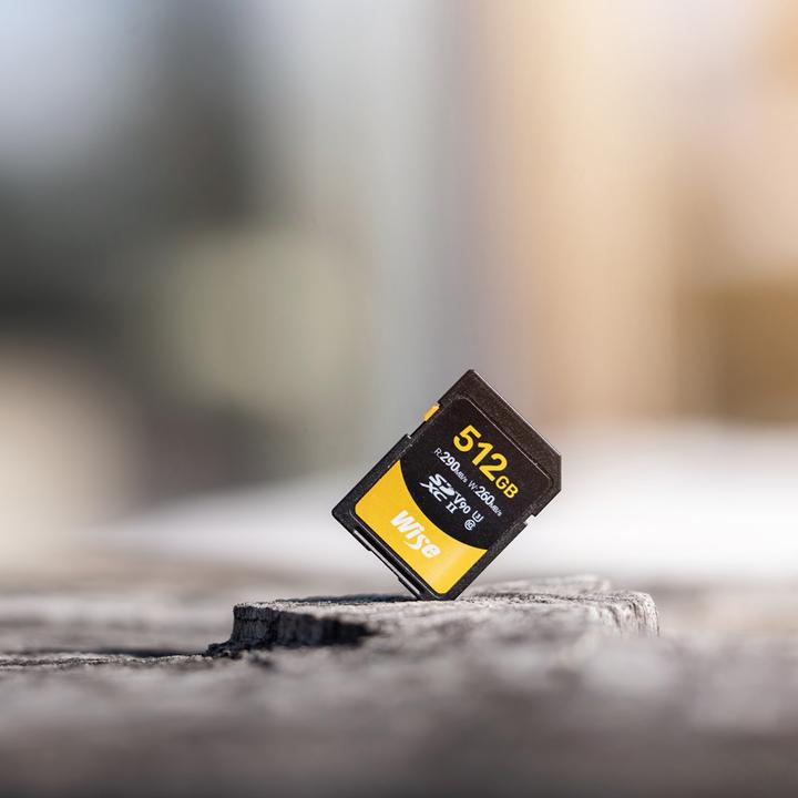Produktbild Wise 512GB SDXC UHS II V90 Memory Card (512 GB, SDXC, U3, UHS-II)