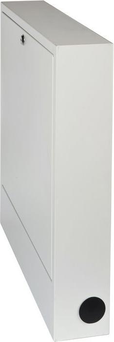 Immagine prodotto Multibrackets Cassetta a muro con serratura, bianca, capacità di carico 5 kg (Muro)