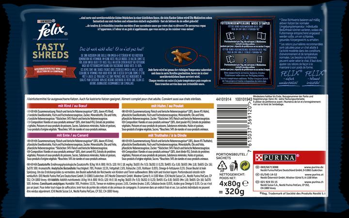 Immagine prodotto Felix Brandelli gustosi (Adulto, 4 pz., 80 g)