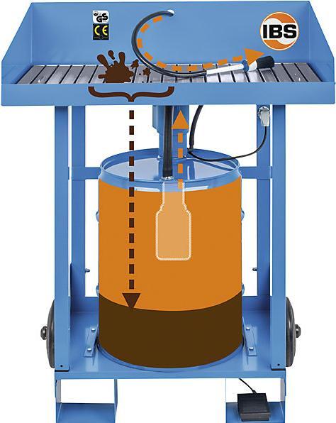 Actual product image kaiserkraft Small parts cleaner mobile, for drum size 50 l (1 pcs.)