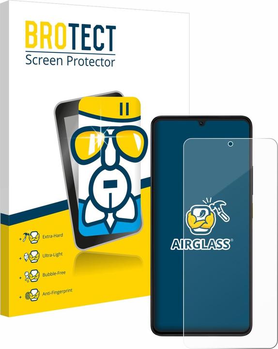 Produktbild BROTECT AirGlass Panzerglasfolie (1 Stück, Xiaomi Poco X6 Pro)