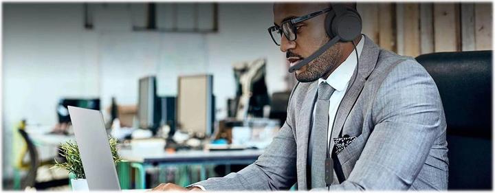 Produktbild Lenovo GXD1C99243 headphones/headset Wired Head-band Calls/Music USB Type-C Grey (ANC, Kabelgebunden)