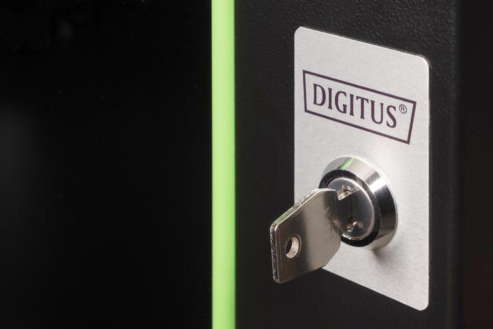 Actual product image Digitus 48,3cm 19inch wall cabinet 7U black size HxWxD 420x600x450 mm (7 RU, 19 inch rack)
