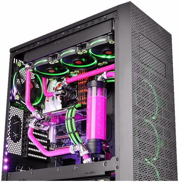 Actual product image Thermaltake Pacific Connection Angled 45 degrees