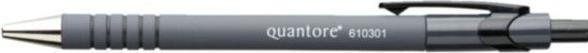 Produktbild Quantore 12x Kugelschreiber Gummihalter schwarz mittel (Schwarz, 12 x)