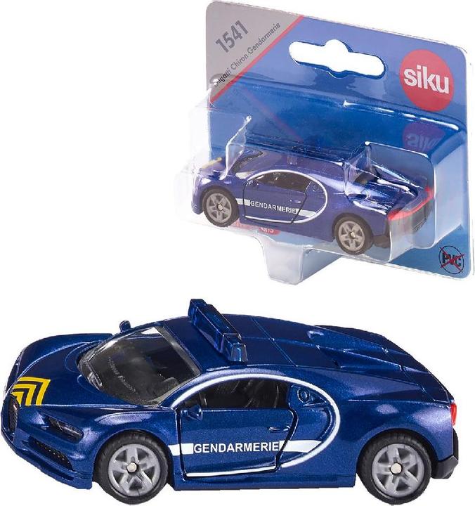 Actual product image Siku Bugatti Chiron Gendarmerie