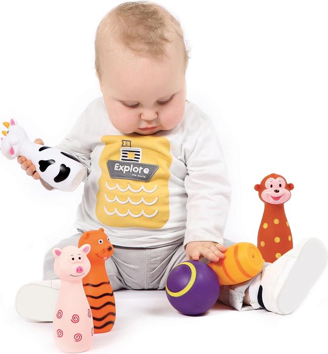 Actual product image LUDI Baby Bowling Animals