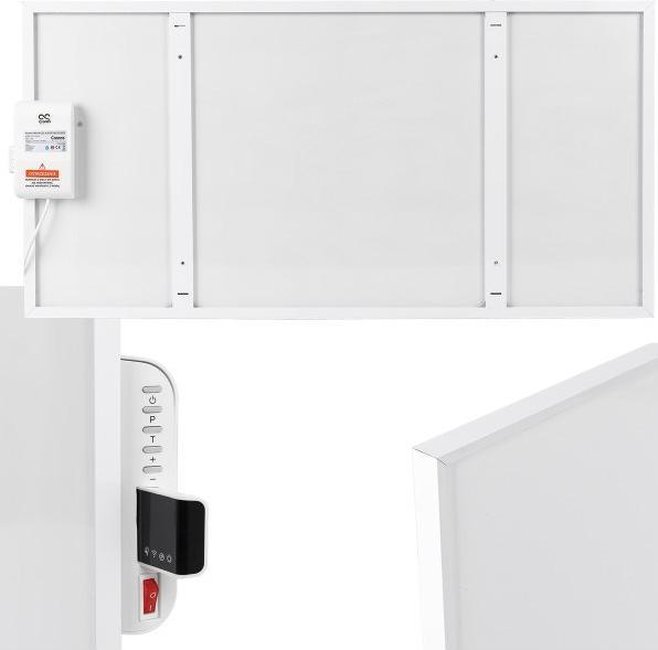 Actual product image Cronos Synthelith Pro CRP-770TWP 770W grey infrared heater with WiFi and remote control (770 W)