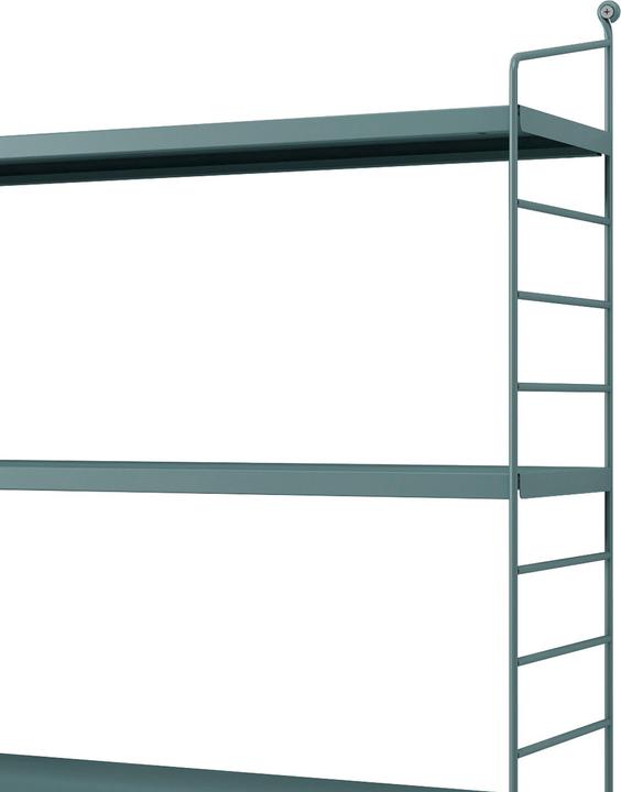 Actual product image En.Casa Modular wall shelf Strängnäs set of 3 grey blue
