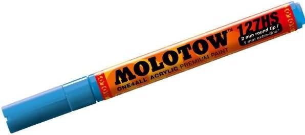 Produktbild Molotow Permanentmarker One4All 127 HS nachfüllbar 2mm schockblau (Schockblau, 2 mm, 1 x)