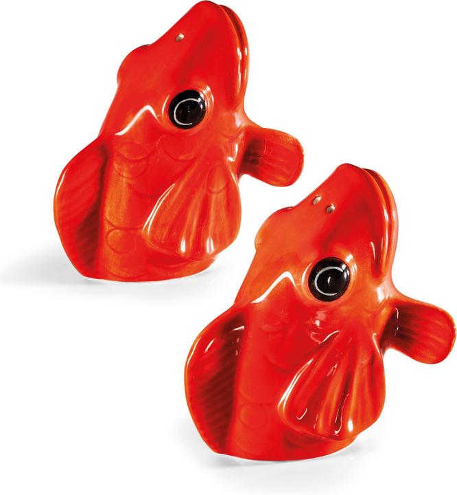 Produktbild Lund-Stougaard Salt & pepper Dispenser - Fishes for Dishes (210730) (Pfeffer, Salz)
