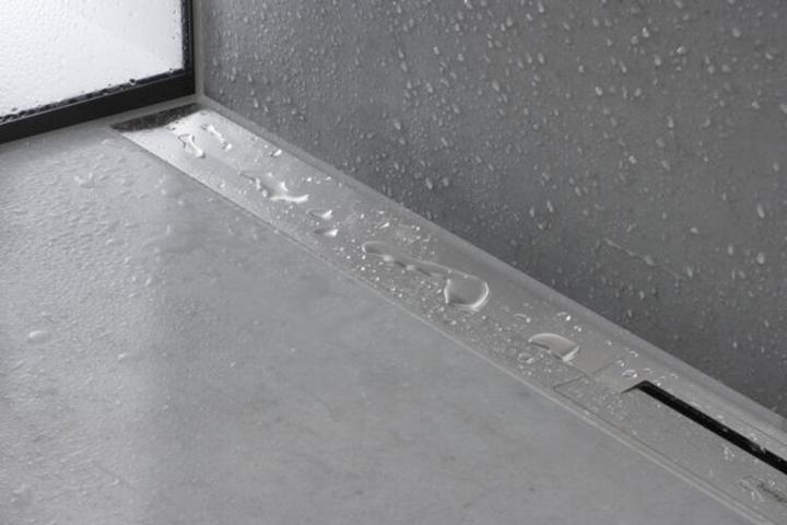 Actual product image hansgrohe HG shower channel RainDrain Flex can be shortened, wall mounting 900mm matt black (900 mm)