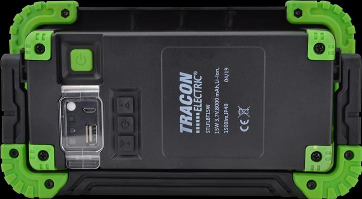 Actual product image Tracon Wiederaufladbarer LED-Scheinwerfer mit Bluetooth-Lautspr. (8000 lm)