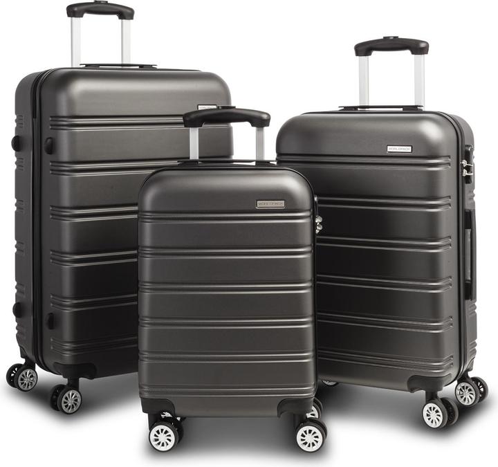 Actual product image Worldpack Toronto 4 wheel suitcase set 3-piece (97 l, XL (from 140l))
