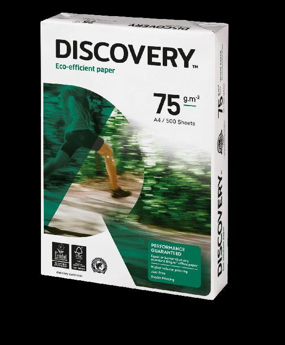 Image du produit Discovery Papier pour imprimante DIN A4 75 g/m² Blanc mat 500 feuilles (75 g/m², 500 x, A4)