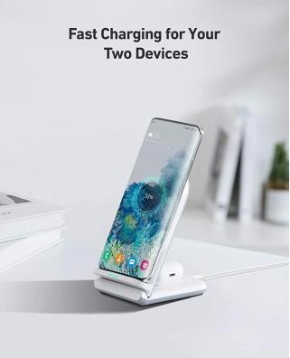 Actual product image Aukey LC-A2 2 in 1 Aircore Charging Station (10 W)