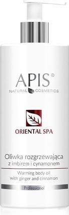 Apis Natural Cosmetics Oriental Spa rozgrzewająca oliwka do masażu z imbirem i cynamonem 500ml (Körperlotion, 500 ml)