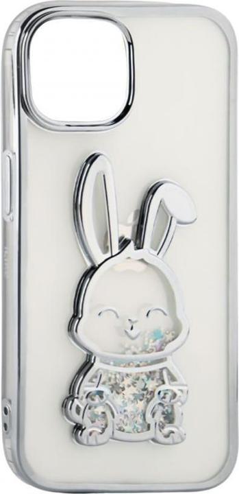 Actual product image iLike iPhone 15 Pro Silicone Case Print Desire Rabbit (Apple iPhone 15 Pro)