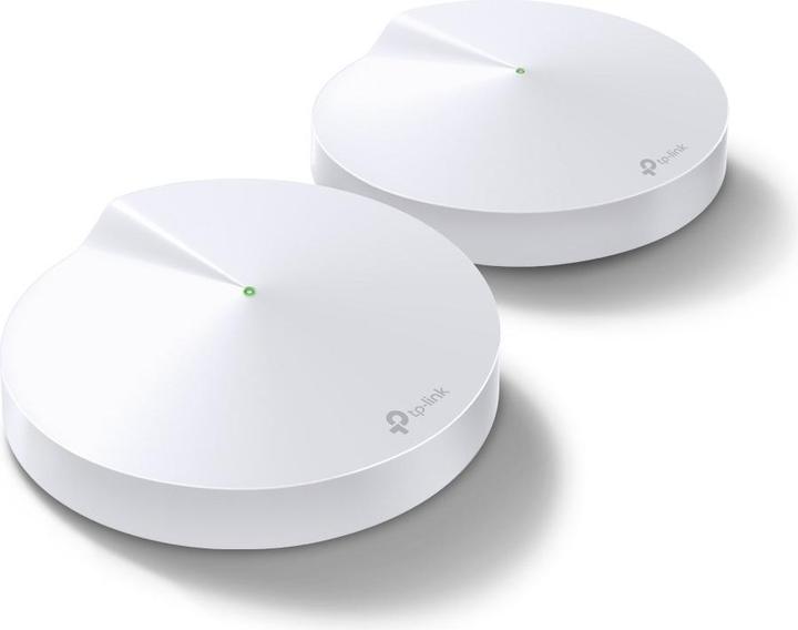 Actual product image TP-Link (DECO M5) Whole-Home Mesh Wi-Fi System, 2 Pack, Dual Band AC1300, 2x Gigabit LAN/WAN per unit