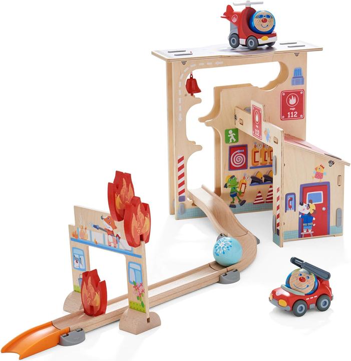 Actual product image Haba Kullerbü – Feuerwehrwache