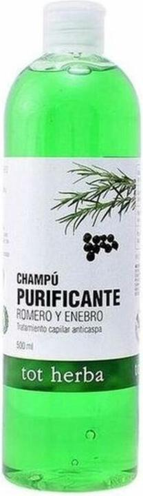 Actual product image Tot Herba CHAMPÚ PURIFICANTE romero y enebro 500 ml (500 ml, Liquid shampoo)
