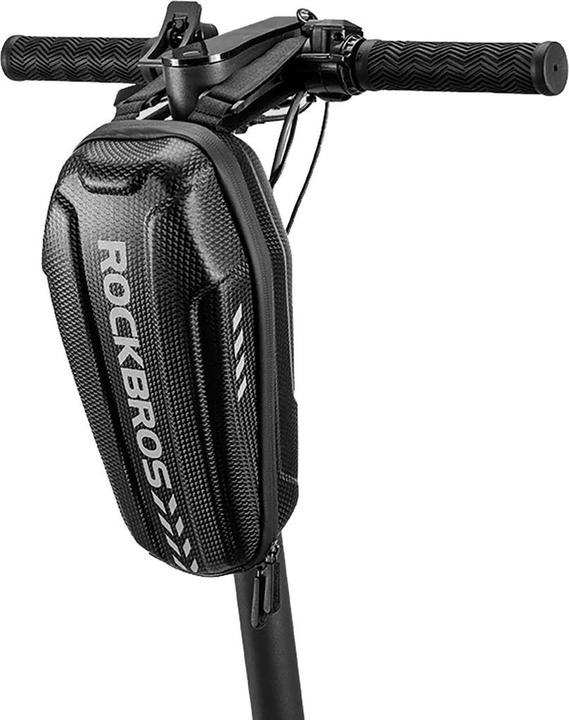 Produktbild Rockbros B62-1 Fahrradtasche für Lenker oder Rahmen 3 l - Schwarz (3 l, Rahmentasche, Lenkertasche)