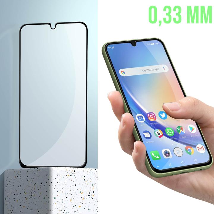 Actual product image Avizar 9H hardness glass display protection film (1 Piece, Samsung Galaxy A34 5G)