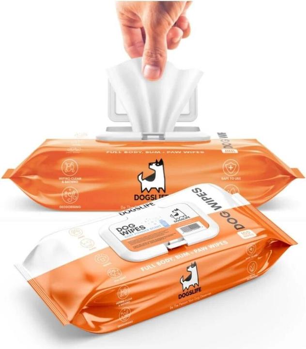Actual product image DogsLife Scented Grooming Wipes 100 pieces (Dog, 2112 ml)