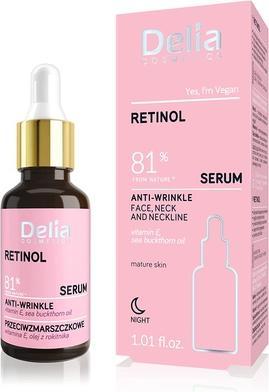 Delia Cosmetics Retinol Anti-Falten Serum für reife Haut 30ml (30 ml)