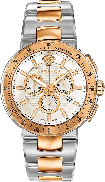 Produktbild Versace VFG130015 Mystique Chronograph Herrenuhr 44mm 5ATM (Chronograph, 44 mm)