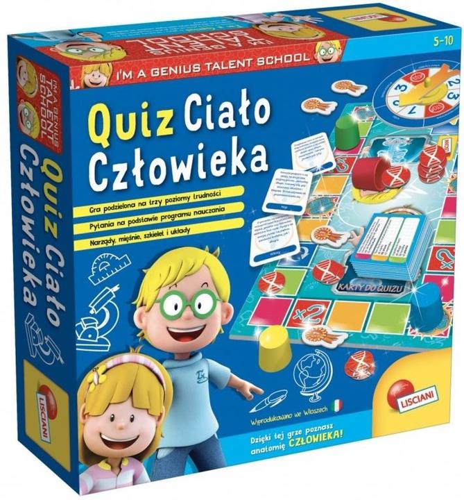 Actual product image Lisciani I Am Genius. Quiz - The Human Body (304-PL67794) (Polish)