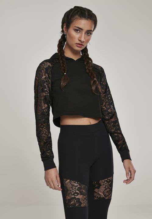 Image du produit Urban Classics Ladies Short Laces Hoody (S)