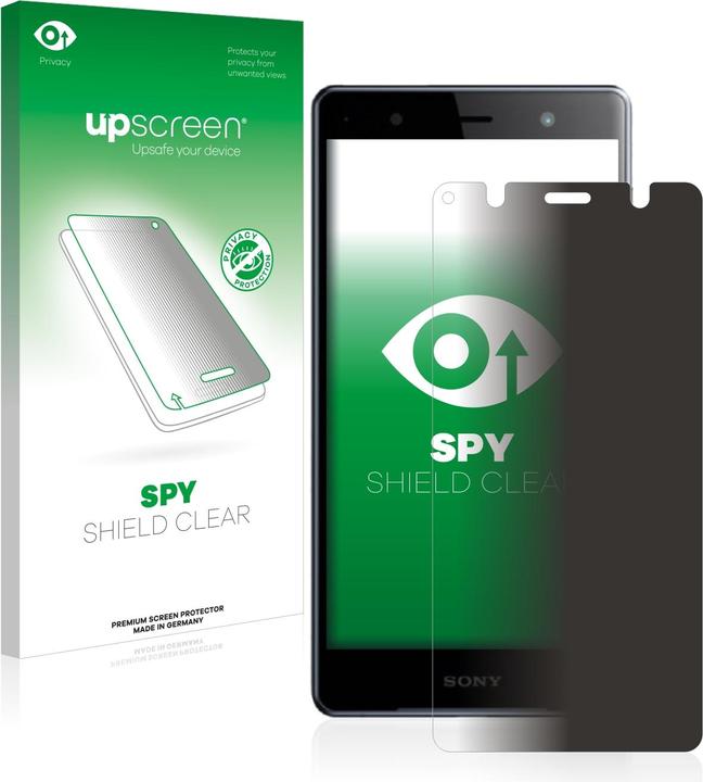 Actual product image upscreen Spy Shield Privacy Protector (1 Piece, Sony Xperia XZ2 Premium)