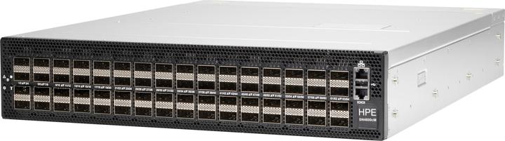 Image du produit HPE 100GbE 64QSFP28 Power to Connector Airflow Switch SN4600cM with NVIDIA Cumulus (64 Ports)