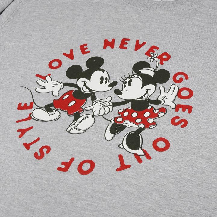 Immagine prodotto Disney Felpa girocollo Donna/Ladies Love Never Goes Out Of Style (S)